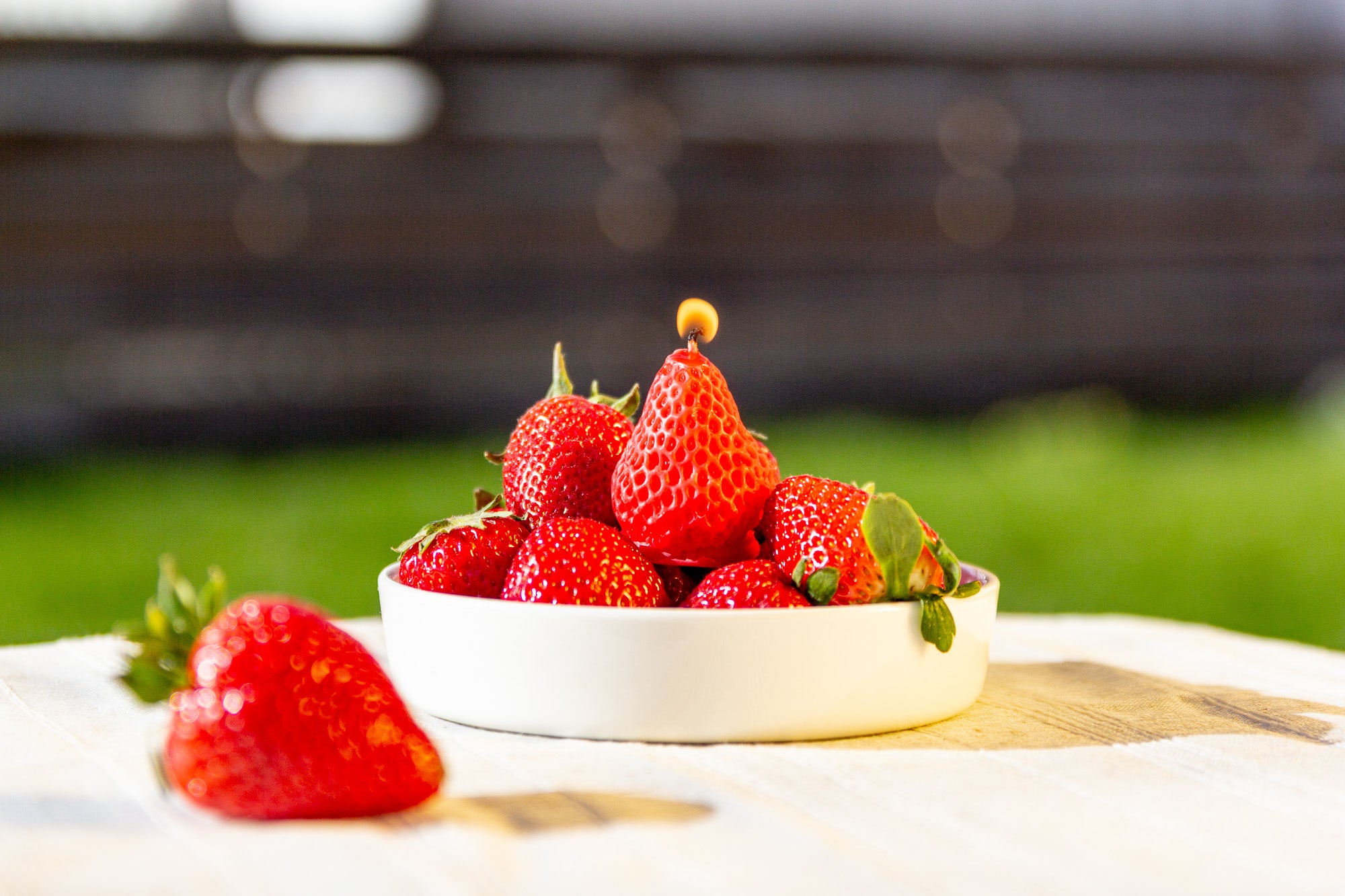 Strawberry Candle - Pack of 6